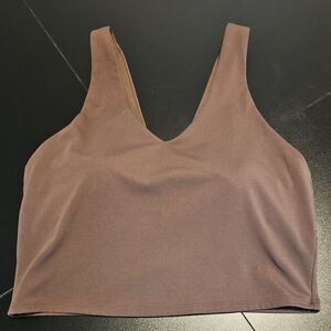 Brown Sleeveless Tank Top